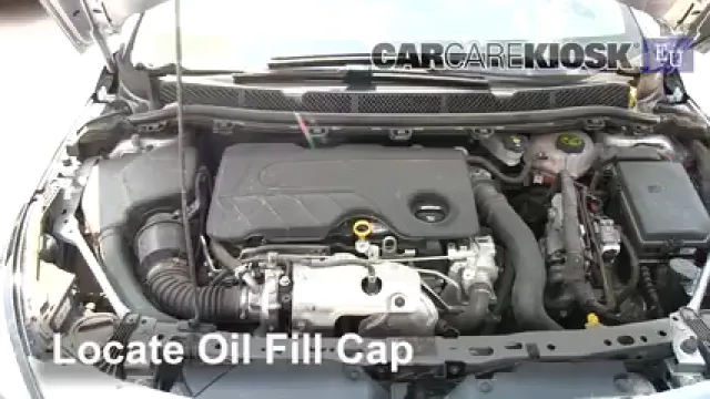 2018 Opel Astra CDTI 1.6L 4 Cyl. Turbo Diesel Oil Add Oil